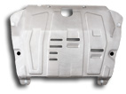 engine bay and transmission case