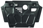 engine bay and transmission case