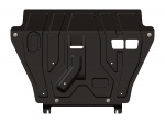 engine bay and transmission case