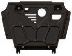 engine bay and transmission case