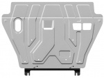 engine bay and transmission case