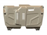 engine bay and transmission case
