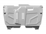 engine bay and transmission case