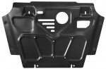engine bay and transmission case