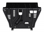 engine bay and transmission case
