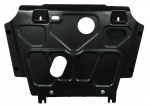 engine bay and transmission case