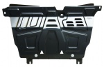 engine bay and transmission case
