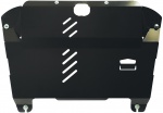 engine bay and transmission case