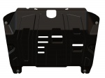 engine bay and transmission case