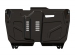 engine bay and transmission case